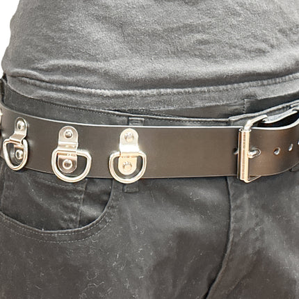 BT618 D RING BONDAGE BELT 1 3/4"
