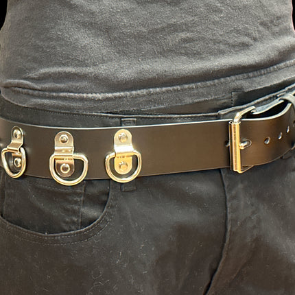 BT618 D RING BONDAGE BELT 1 3/4"