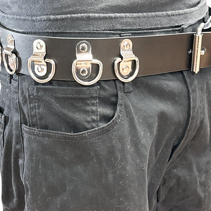 BT618 D RING BONDAGE BELT 1 3/4"