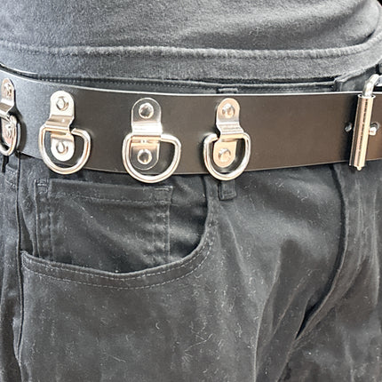 BT618 D RING BONDAGE BELT 1 3/4"
