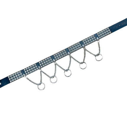 BT622 HANGING CHAIN STUDDED BELT