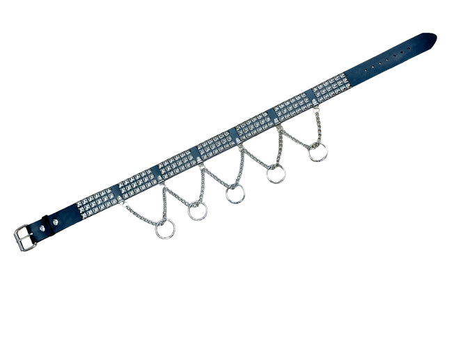 BT622 HANGING CHAIN STUDDED BELT