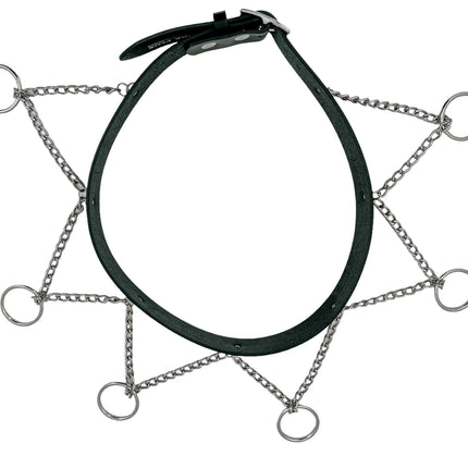 BT627 HANGING CHAIN RING BONDAGE BELT