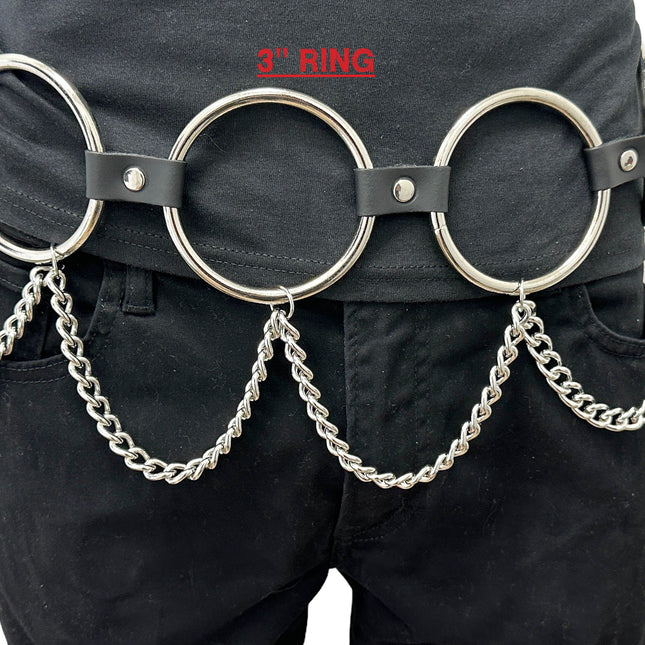 BT650-300     3" LARGE RING LINK BELT WITH CHAIN