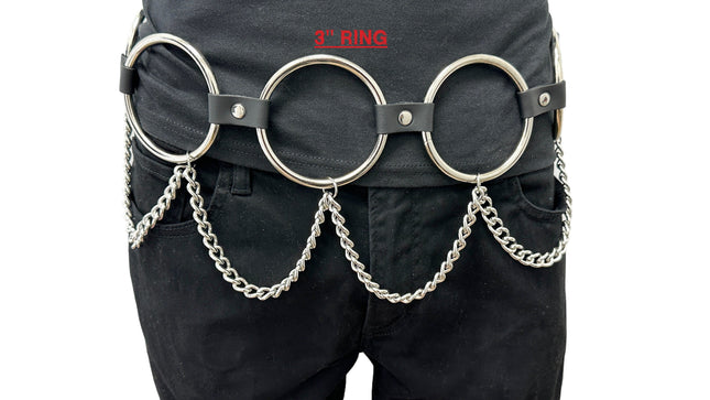 BT650-300     3" LARGE RING LINK BELT WITH CHAIN