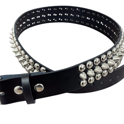 BT705 UK ROUND STUDDED  BELT