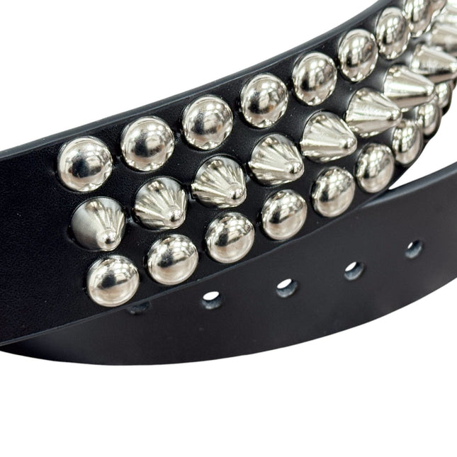 BT705 UK ROUND STUDDED  BELT