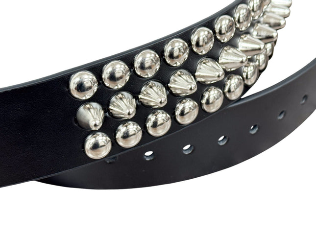 BT705 UK ROUND STUDDED  BELT
