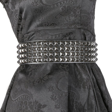 BT706  4 ROW STUDDED WAIST BELT