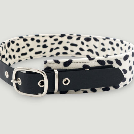 BT704L-LEATHER STRAPPED LEOPARD FUZZY FABRIC WAIST BELT
