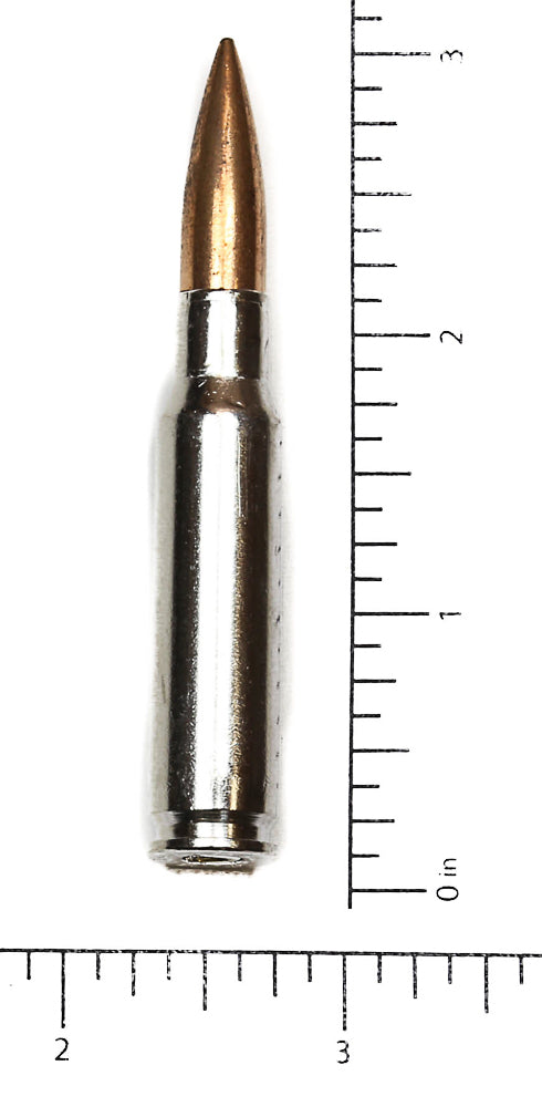 BULLET.308 REAL .223 M16 BULLET 3.25" LONG 1/2" ROUND