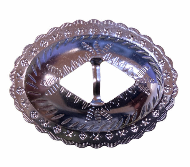 C111-10PK 10PCS IN A BAG OVAL CONCHO 2 1/4"