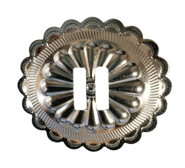 C131-10PK 10PCS IN A BAG XL OVAL CONCHO 3"