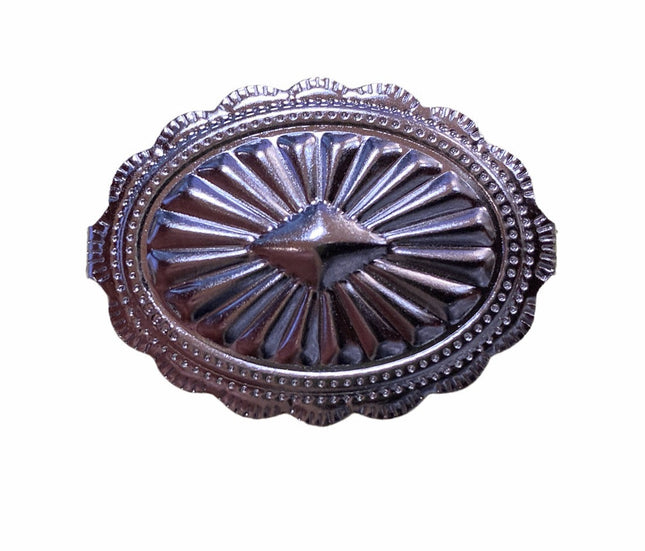 C215-10PK 10PCS IN A BAG OVAL CONCHO 1 1/2"