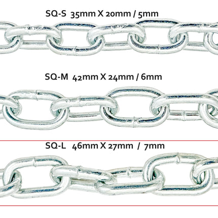 FH301-SQL  7 MM STEEL CHAIN