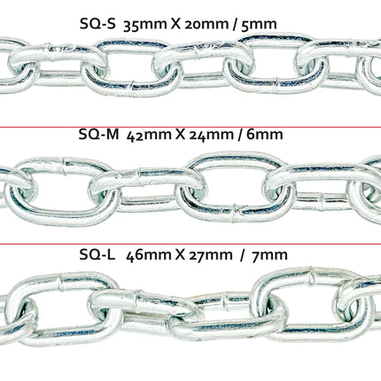 FH301-SQM  6MM STEEL CHAIN