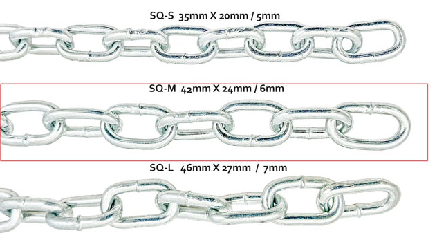 LEASH-SQM  6MM THICK STEEL
