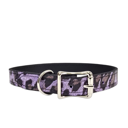 CK100-075L-CHEETAH 3/4" PLAIN GENUINE LEATHER LEOPARD CHEETAH