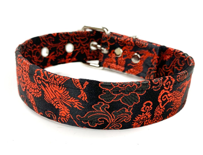 CK100  BROCADE FABRIC PLAIN CHOKER