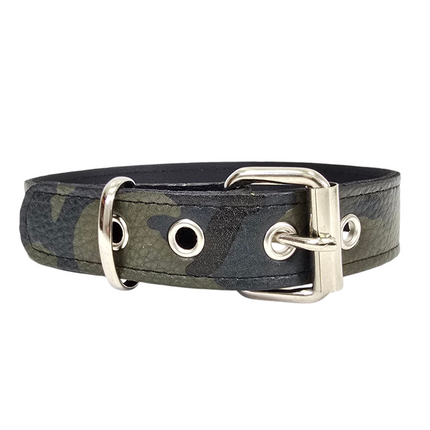 CK100-075 3/4" PLAIN GENUINE LEATHER CAMOUFLAGE