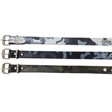 CK100-075 3/4" PLAIN GENUINE LEATHER CAMOUFLAGE