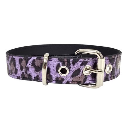 CK100-075L-CHEETAH 3/4" PLAIN GENUINE LEATHER LEOPARD CHEETAH