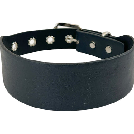 CK100M-175 VEGAN 1 3/4" WIDE PLAIN  MATT CHOKER