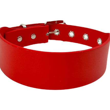 CK100M-175 VEGAN 1 3/4" WIDE PLAIN  MATT CHOKER