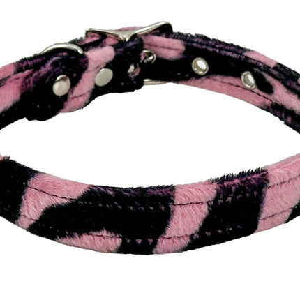 CK100 FUZZY LEOPARD PLAIN CHOKER