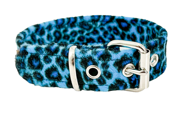 CK100 FUZZY LEOPARD PLAIN CHOKER