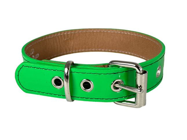 CK100P PALETNT LEATHER PLAIN CHOKER