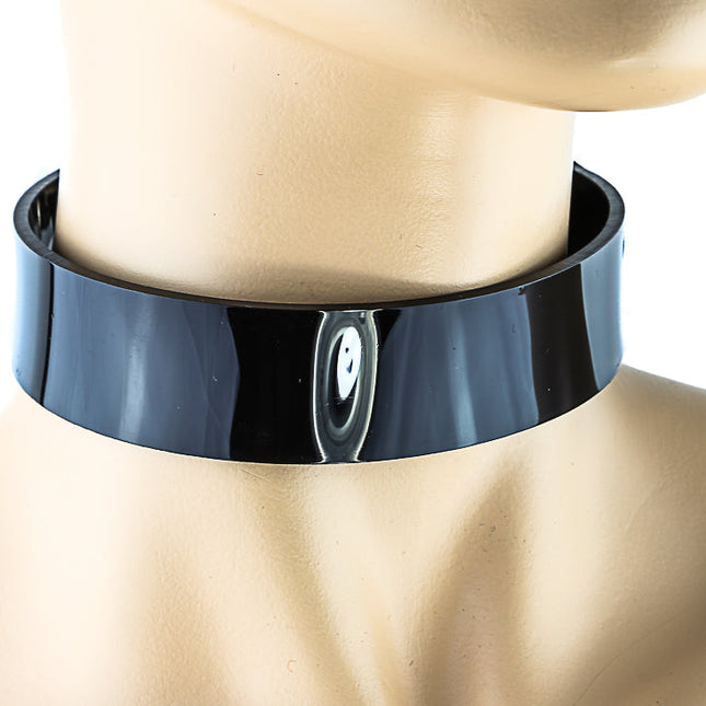 CK100VN PVC VINYL PLAIN CHOKER