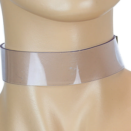 CK100VN PVC VINYL PLAIN CHOKER