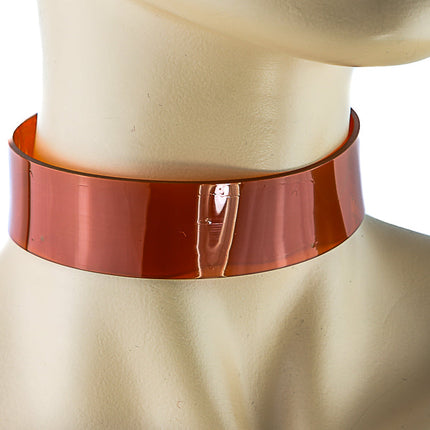 CK100VN PVC VINYL PLAIN CHOKER