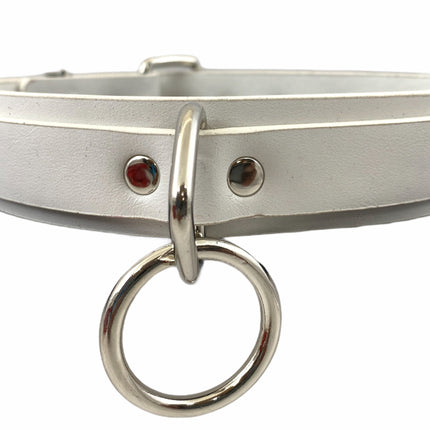 CK102VEGAN   VEGAN LEATHER BONDAGE CHOKER