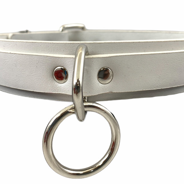 CK102VEGAN   VEGAN LEATHER BONDAGE CHOKER