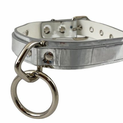 CK103P  PATENT BONDAGE CHOKER
