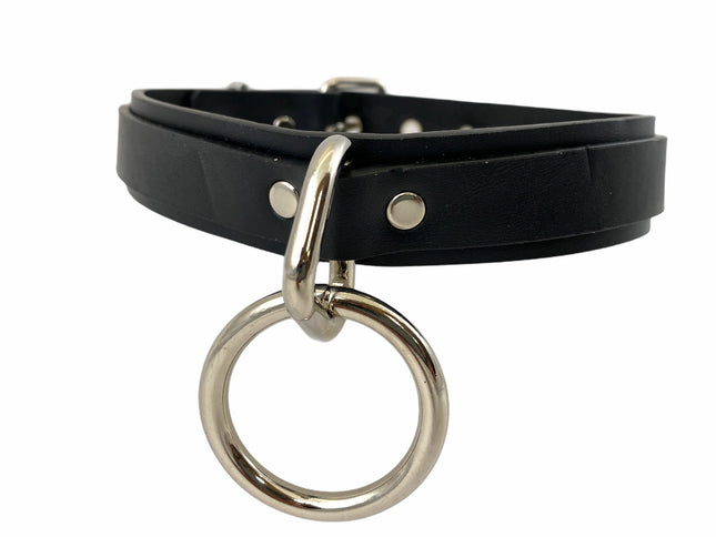 CK103VEGAN VEGAN LEATHER BONDAGE CHOKER