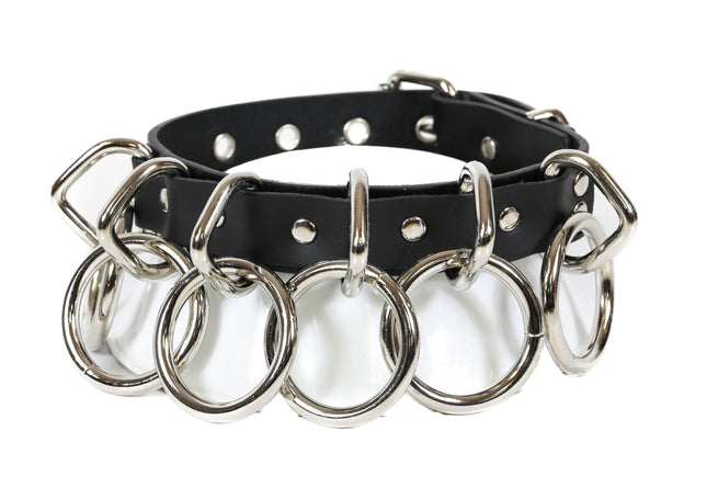 CK104  SIX RING BONDAGE CHOKER