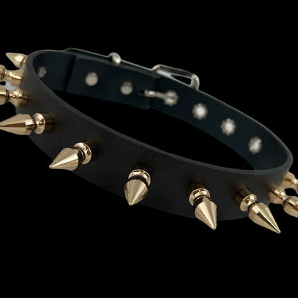 CK105  1" SPIKE COLLAR 1 1/8" WIDE