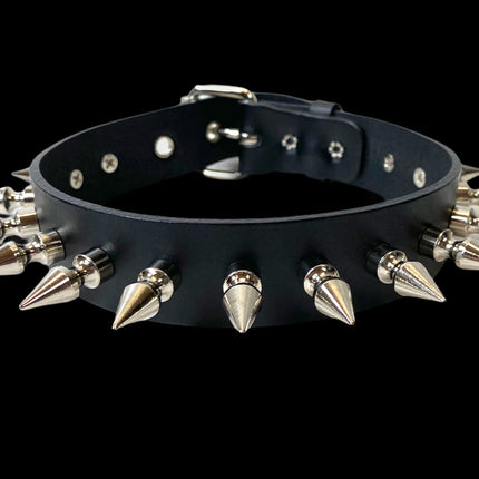 CK105  1" SPIKE COLLAR 1 1/8" WIDE