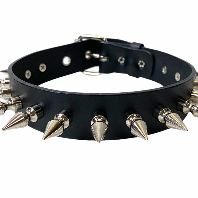 CK105  1" SPIKE COLLAR 1 1/8" WIDE