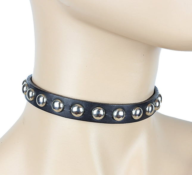 CK127  ROUND STUD CHOKER 1/2" WIDE