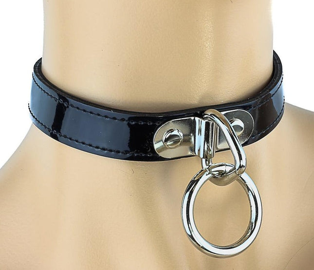 CK129PATENT  GIRLS BONDAGE CHOKER