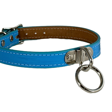 CK129  PATENT NEON BONDAGE CHOKER