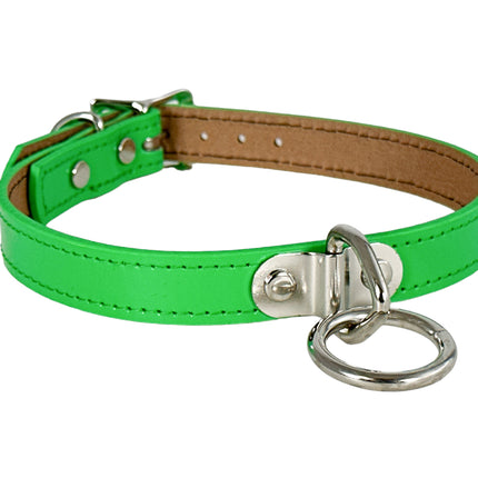 CK129  PATENT NEON BONDAGE CHOKER