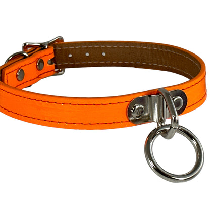 CK129  PATENT NEON BONDAGE CHOKER