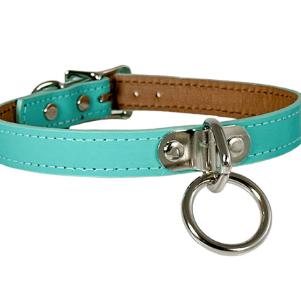 CK129  PATENT NEON BONDAGE CHOKER