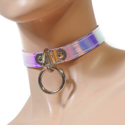 CK129RAINBOW  GIRLS BONDAGE CHOKER