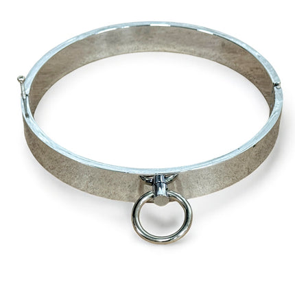 CK129STEEL  15" STAINLESS STEEL BONDAGE COLLAR